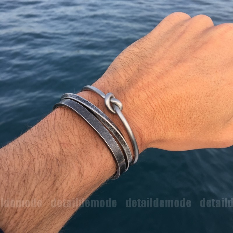 Bracelet homme en acier inoxydable de haute qualité | Bijoux pour hommes au  Maroc - Mouhim.Ma