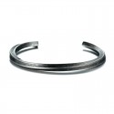 vintage Steel Bracelet - Twisted Men's cuff Bangle