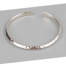 bracelet clou or, jonc fin homme, création française