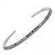 925 Sterling Silver Bangle - Indian Ethnic Bracelet - Men's Jewelry