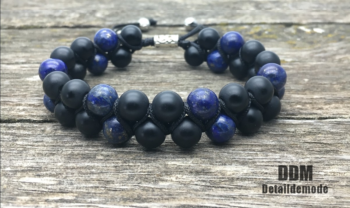 Bracelet Shamballa Réglable Perles Bleues | Bijou Fantaisie Neuf Avec Étiquettes | Style Bohème Léger