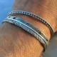 925 Sterling Silver Bangle - Indian Ethnic Bracelet - Men's Jewelry