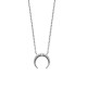 925 silver small horn necklace - NINA