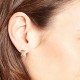 Gold plated stud earrings - L'INDIENNE