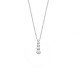 Collier argent 925 pendentif cascade de zirconiums, CZ - DÉESSE