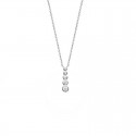 Collier argent 925 pendentif cascade de zirconiums, CZ - DÉESSE