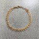 Gold Plated Laurel Leaf bracelet - LAURIER