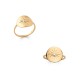 Gold plated and zircon sun ring - BAZAR CHIC - Solar, celestial, star ring, dainty ring