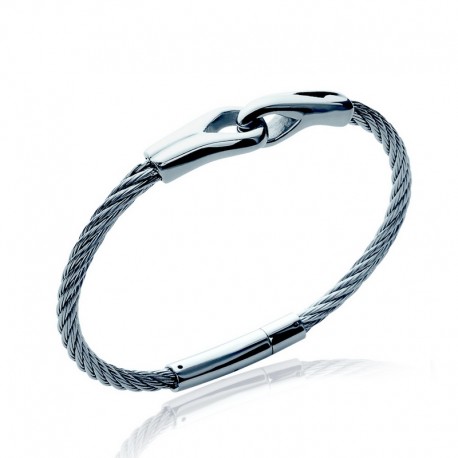 bracelet handcuffs cable steel stainless larger