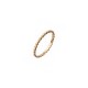 Bague anneau plaqué or, bague empilable et cumulable, bague fine, bague de phalange, anneau bille - BAZAR CHIC -