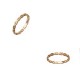 Bague anneau plaqué or, bague empilable et cumulable, bague fine, bague de phalange, motif ovale ajouré - BAZAR CHIC -