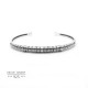 Jonc en Argent 925 - Bracelet gravure ethnique touareg - Bijou homme