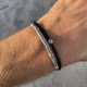 925 Silver Bangle - Tuareg ethnic engraving bracelet - Men's jewelry