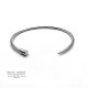 Bracelet clou luxe, jonc argent 925 - Bijou homme