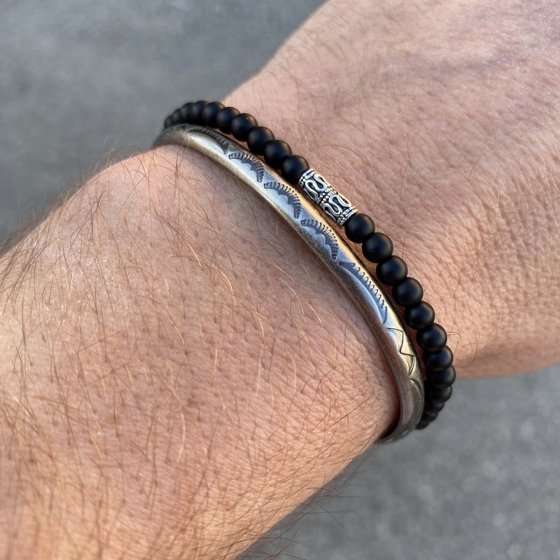 Triple Protection Bracelet Tiger Eye, Lava Stone, Black Obsidian Power –  Guiding Lights Boutique