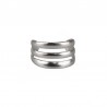 Bague d'oreille triple en argent 925 - Faux piercing, ear cuff, clips d'oreille