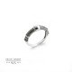 Bague homme argent 925 - Gravure ethnique touareg (design 2) Bijou homme