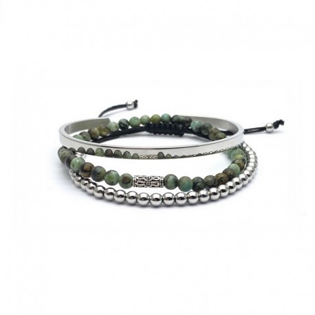 Green Jade Beaded Bracelet for Men, 10mm – Forziani