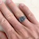 Bague homme argent 925 - Gravure ethnique touareg - Bijou homme