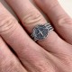 Mens sterling silver ring - Tuareg ethnic engraving - Men's jewelry