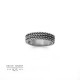 Anneau ethnique argent massif - Bague homme