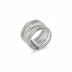 Ten rings ring in 925 silver - SOFIA - Weekly ring Large ring
