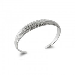 Tuareg wide bangle bracelet in 925 silver SOFIA