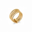 Seven rings ring 18K gold plated - SOFIA - Multi rings, weekly ring