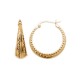 Tuareg hoop earrings in gold plated SOPHIA