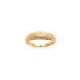 Geometric shape ring in gold plated - SOFIA
