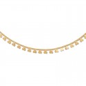 Collier pampilles cœur plaqué or 18K - AMOUR -