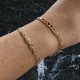 Bracelet pampilles cœur plaqué or 18K - AMOUR -