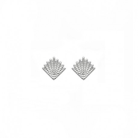 925 silver earrings - Ear stud Ear chips - Shell inspiration