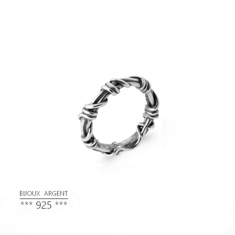 Bracelet Et Bague En Argent Sterling 925 Fil Tressé - Fait Main En Inde - Neuf Sans Emballage