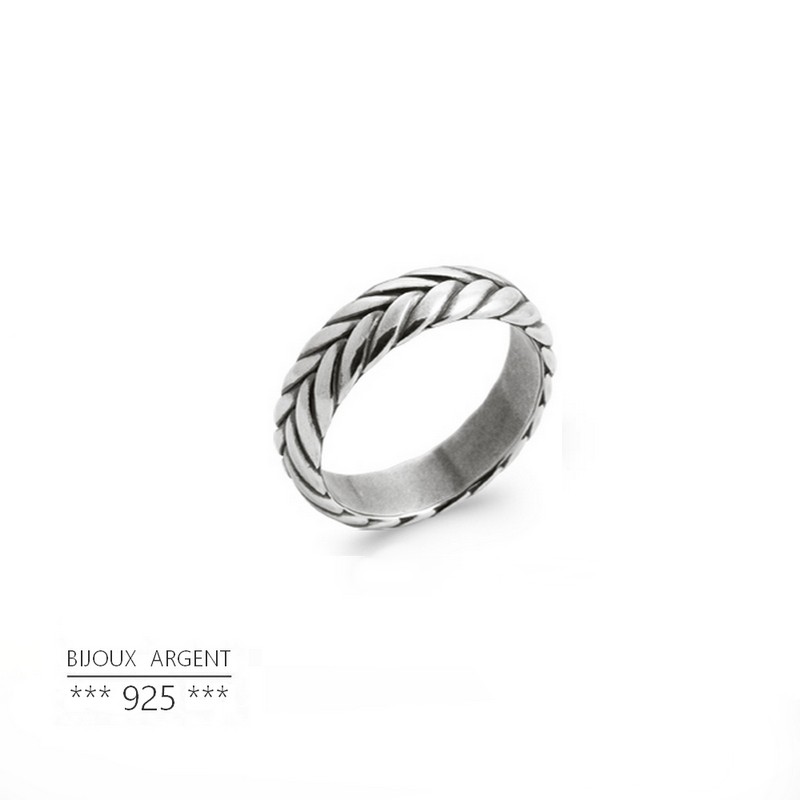 Bijoux Homme Argent Sterling Bague Homme Beydodo Argent Sterling - Style Gothique Vintage Taille 52.5 à 62.5 - Cadeau Saint-Valentin, Anniversaire Bijou Masculin Argent