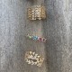 Large five rings ring gold plated - Bazar Chic - multi rings ring, accumulation,