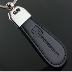 Porsche key chain / Top design (Leatherette with stitching - Boxster Cayman)