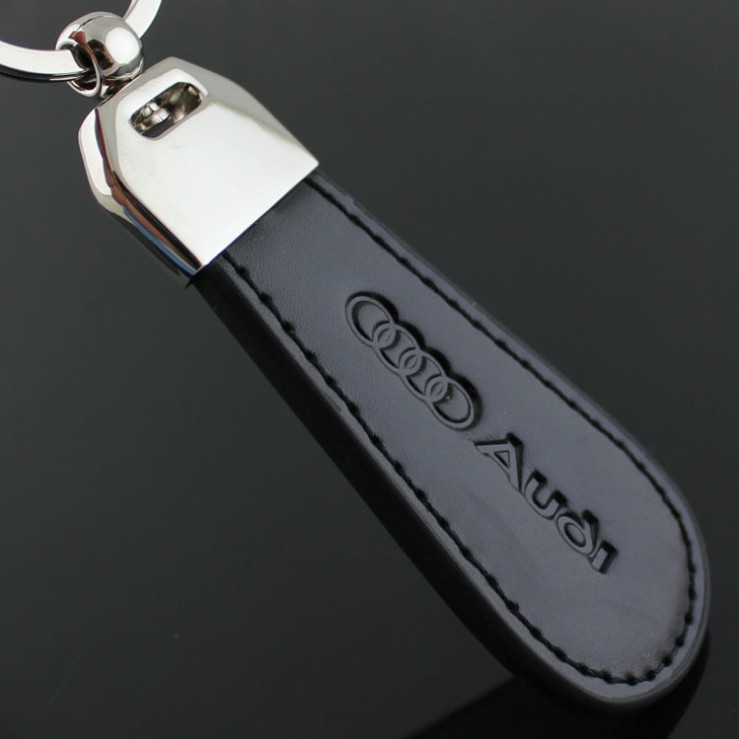 AUDI Leather Keyring Keychain Schlüsselring Porte-clés TT A3 A4 A5 A6 A7 Q3 Q7 