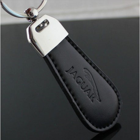 JAGUAR key chain / Top design (Leatherette with stitching)