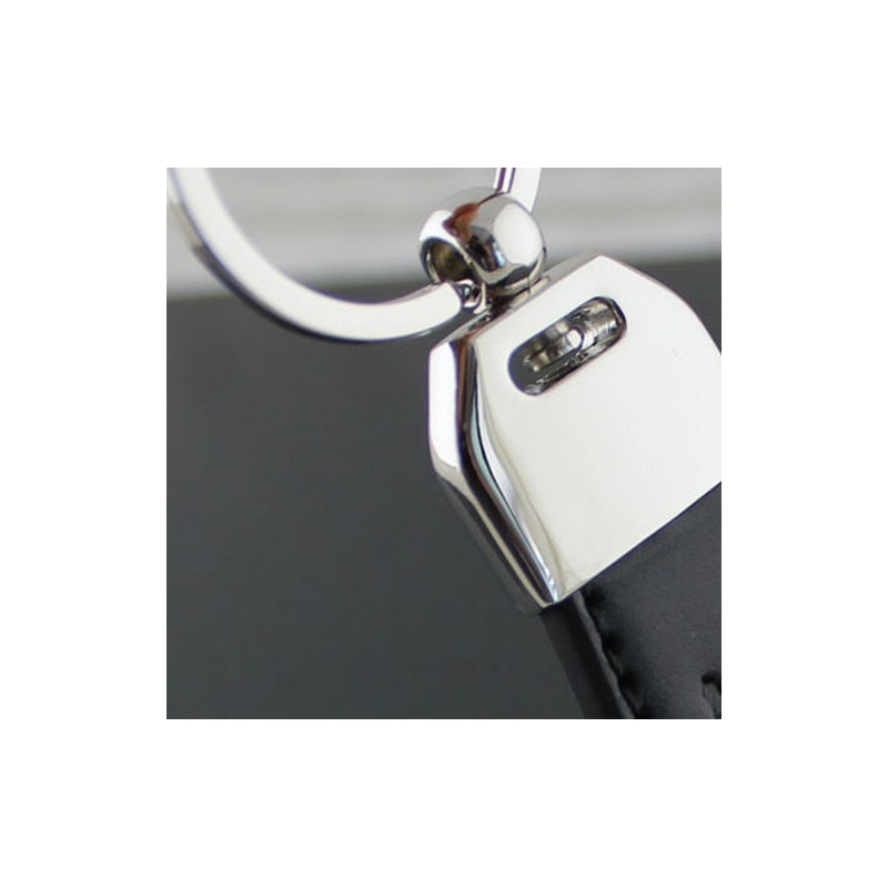 CTRINEWS Porte-clés BMW avec porte-clés en cuir, surface en polyuréthane  thermoplastique souple avancée, porte-clé en cuir grainé pour clé
