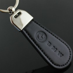 BMW key chain / Top design (Leatherette with stitching)